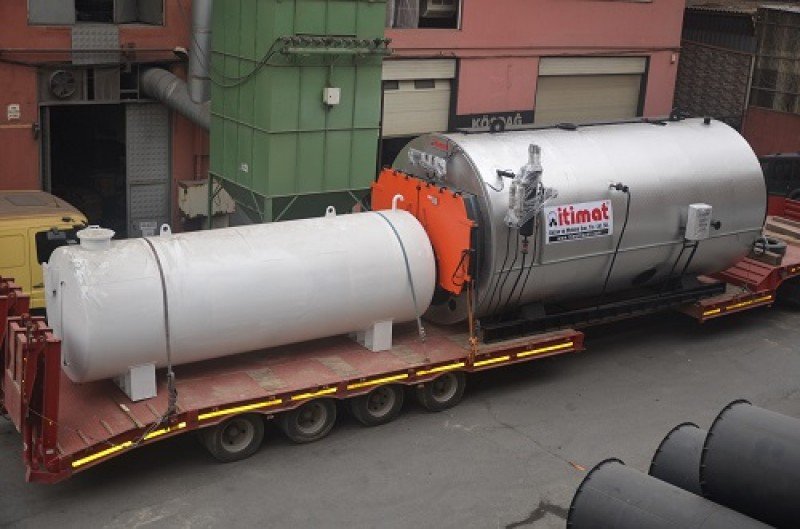 16 t/h - 12 bar Gaz Yakıtlı Buhar Kazanı